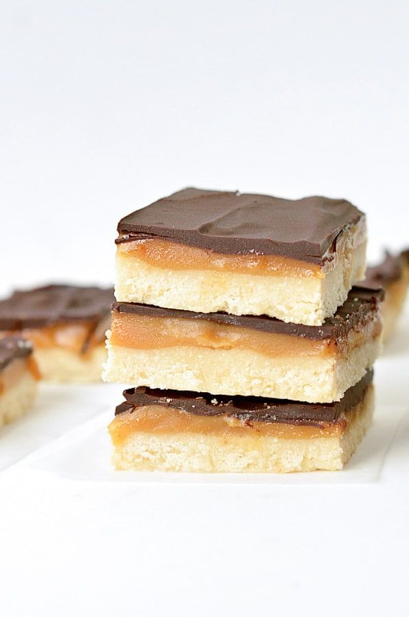 No-Bake Millionaire Shortbread Bars