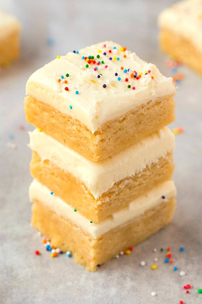 No-Bake Sugar Cookie Bars